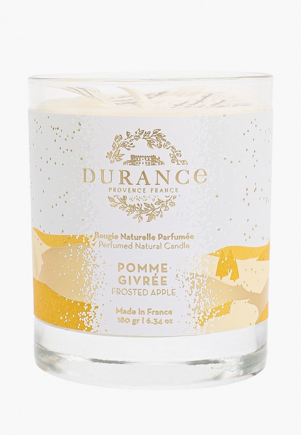 

Свеча ароматическая Durance, Белый, Frosted apple 180 гр.