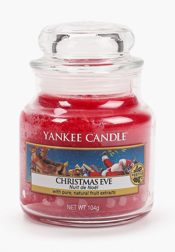 

Свеча ароматическая Yankee Candle, Красный, Christmas Eve 104гр / 25-45 часов