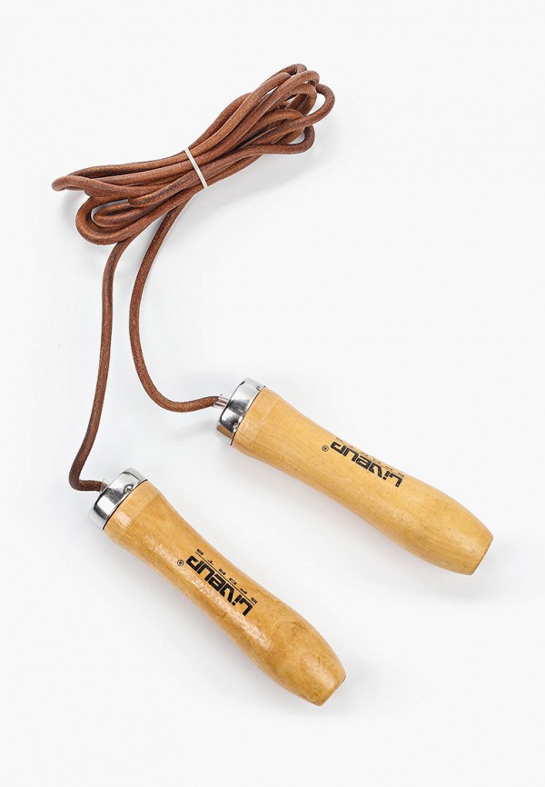 

Скакалка Liveup, Коричневый, JUMPROPE LEATHER