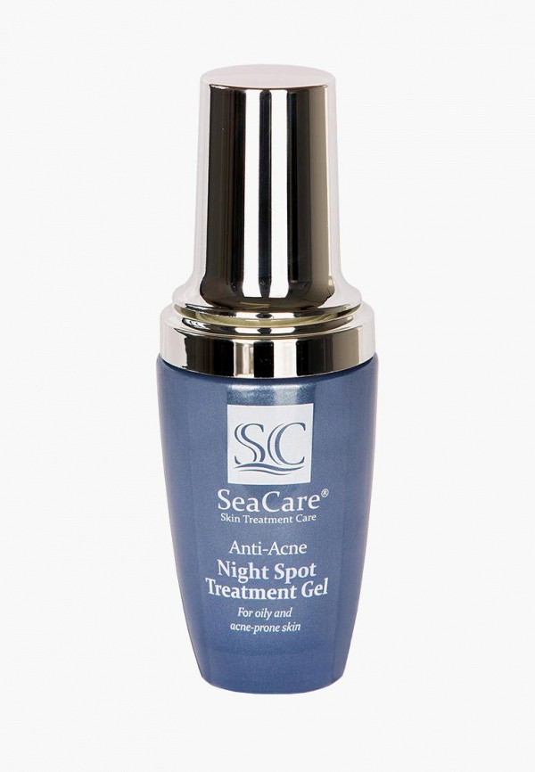 

Гель для лица SeaCare, Прозрачный, Anti-Acne точечный ночной от прыщей и угрей с Сепиконтроль, Ресистем, Бисаболол, Маслом Ши 30 мл