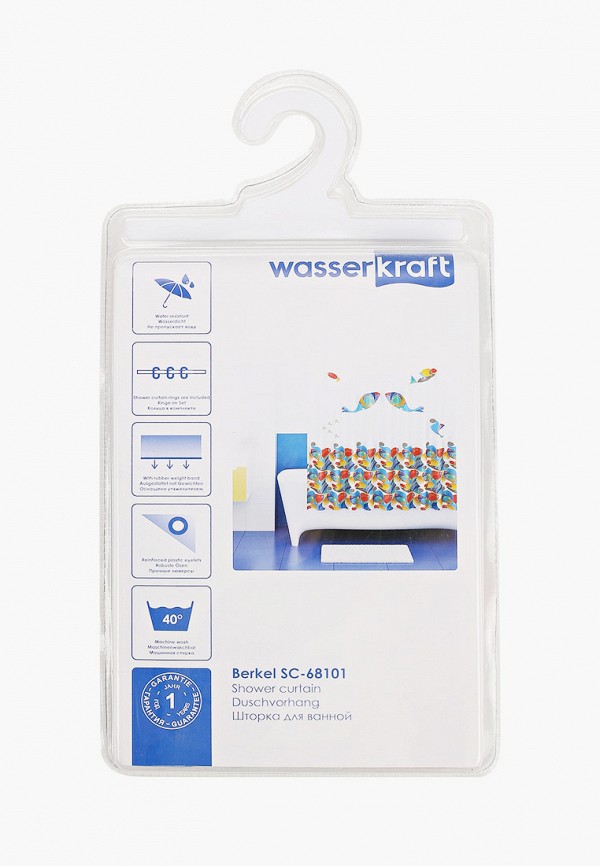 

Штора для ванной Wasserkraft, Разноцветный