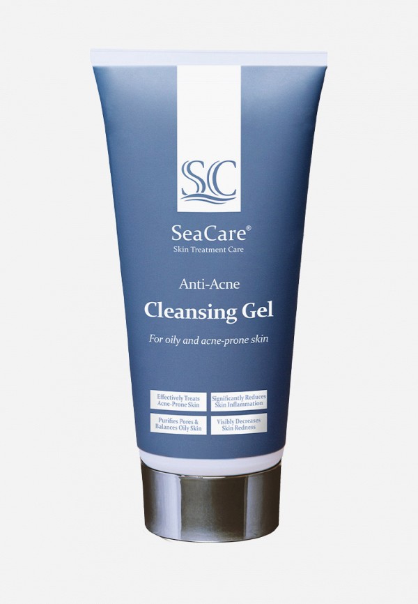 

Гель для умывания SeaCare, Белый, Anti-Acne очищающий Гель от прыщей и угрей с Акнацидол и Эвермат, 150мл.
