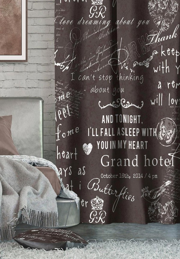 

Штора Волшебная Ночь, Коричневый