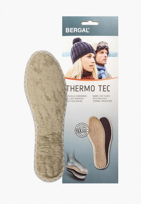 

Стельки Bergal, Серый, THERMO TEC, зимние, для обуви с ТЕХ-мембранами
