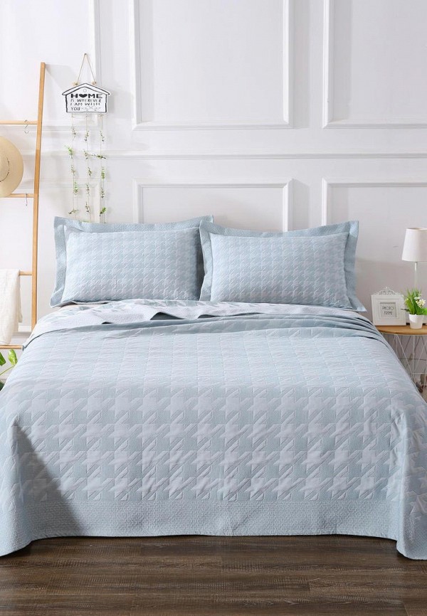 

Комплект с покрывалом Arya home collection, Голубой, Vurla
