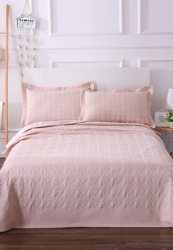 

Комплект с покрывалом Arya home collection, Розовый, Vurla