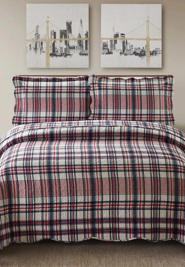 

Комплект с покрывалом Arya home collection, Синий, Ronson