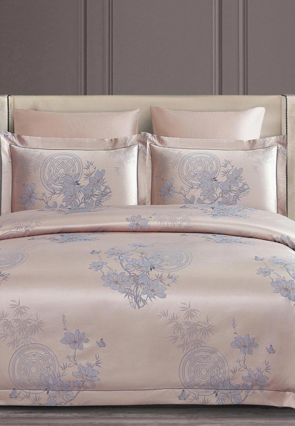 

Постельное белье Евро Arya home collection, Розовый, Evan