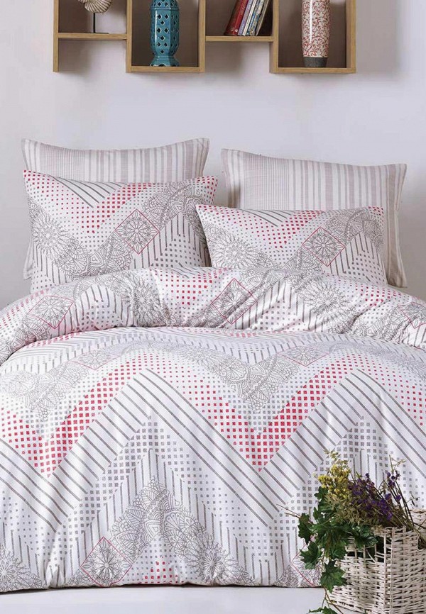 

Постельное белье 1,5-спальное Arya home collection, Серый, Lena