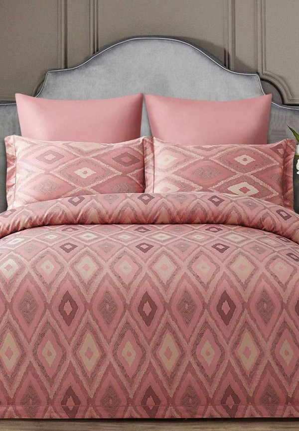 

Постельное белье Евро Arya home collection, Розовый, Barton