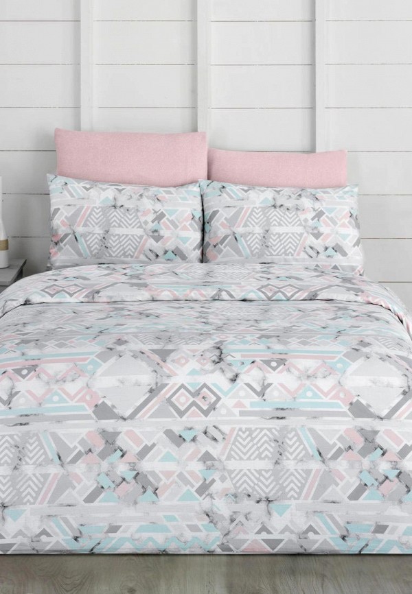 

Постельное белье Семейное Arya home collection, Серый, Geo