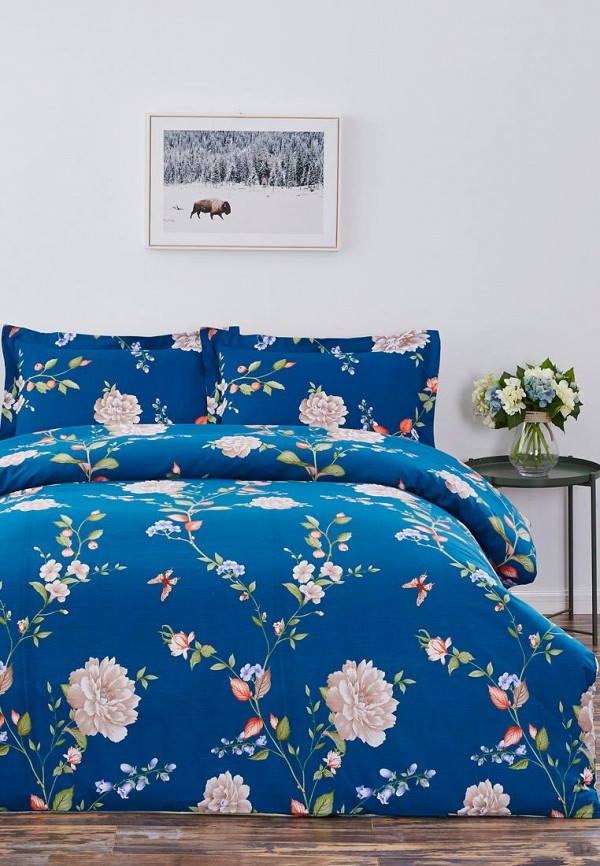 

Постельное белье 1,5-спальное Arya home collection, Синий, Delmore