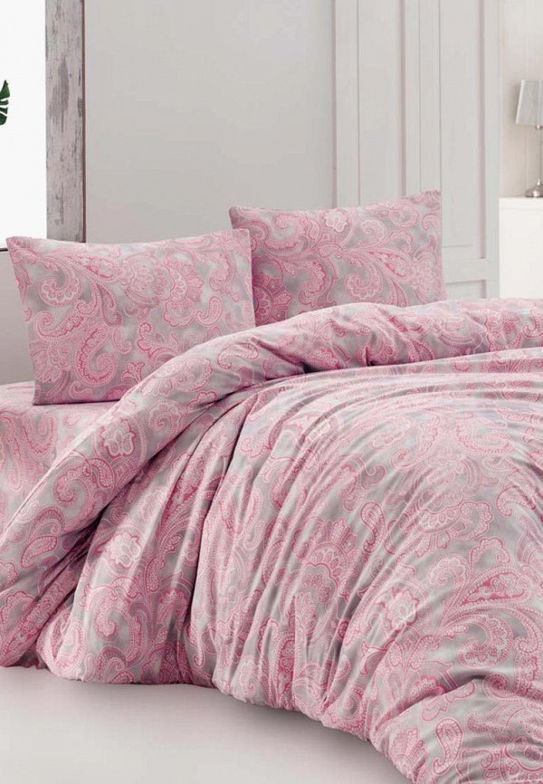 

Постельное белье 1,5-спальное Arya home collection, Розовый, Nars