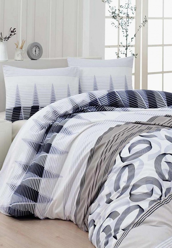 

Постельное белье Евро Arya home collection, Белый, Balino