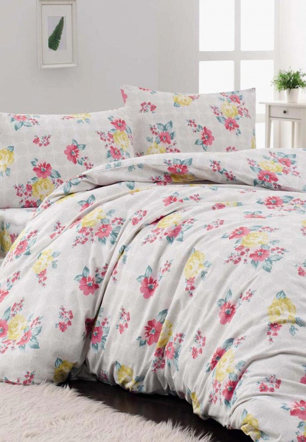 

Постельное белье Евро Arya home collection, Белый, Goran