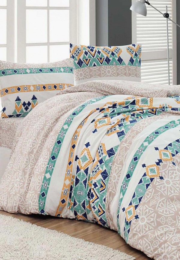 

Постельное белье Евро Arya home collection, Бежевый, Verma