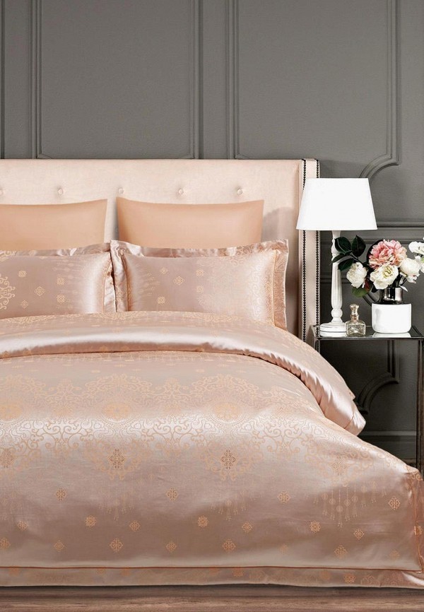 

Постельное белье Семейное Arya home collection, Бежевый, Celia