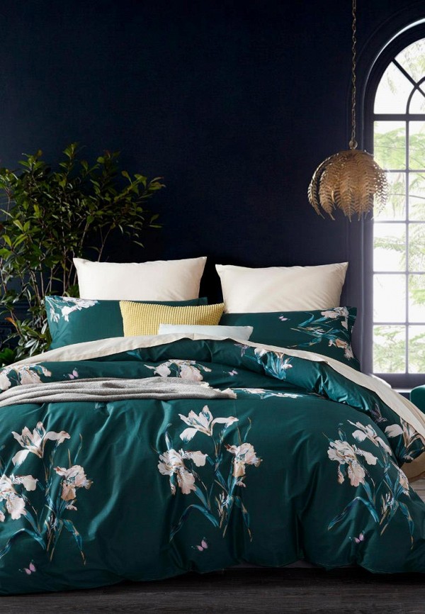 

Постельное белье Евро Arya home collection, Зеленый, Karah