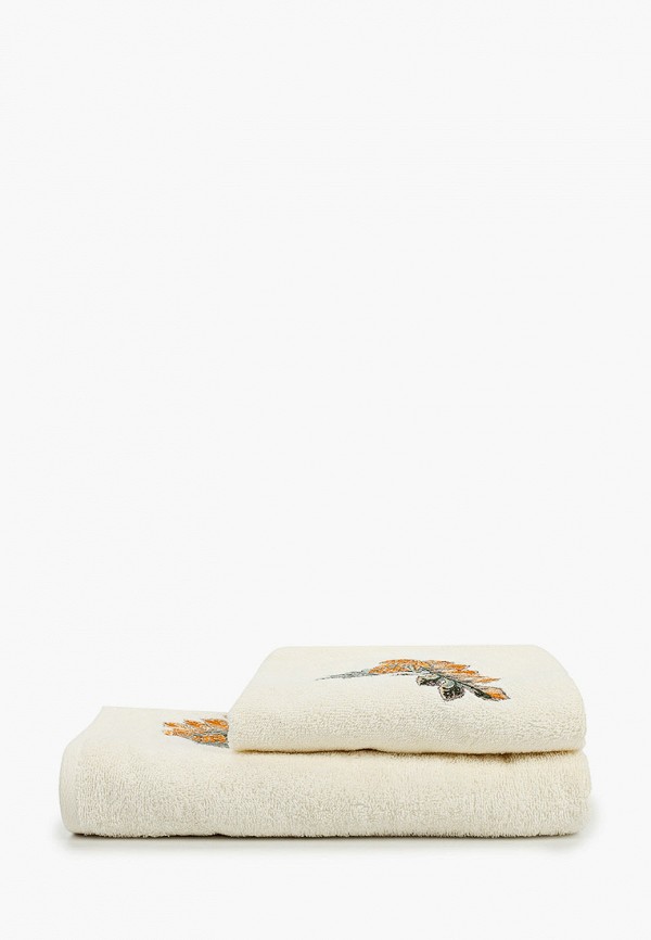 

Набор полотенец Arya home collection, Белый, 2 шт., 70х140 см.