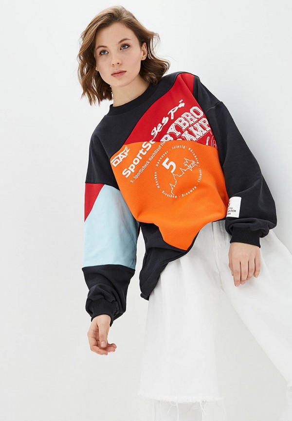 

Свитшот Ksenia Schnaider, Черный, Ksenia Schnaider MP002XU02X84