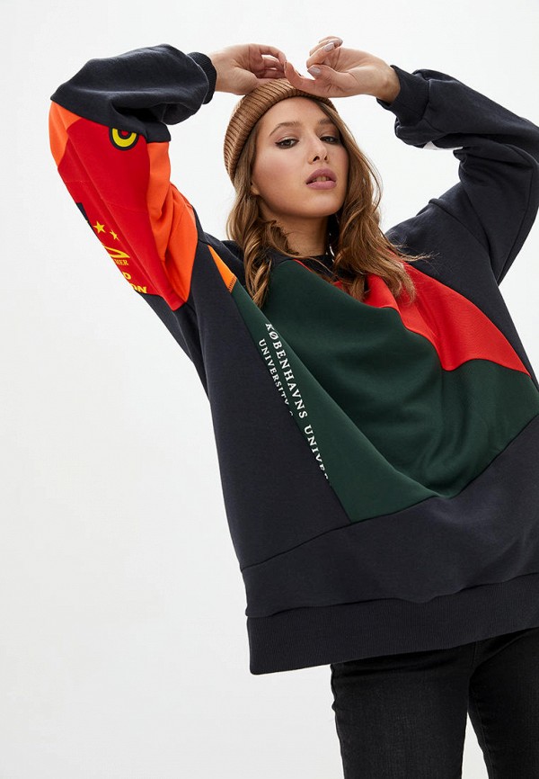 

Свитшот Ksenia Schnaider, Черный, Ksenia Schnaider MP002XU02XTY