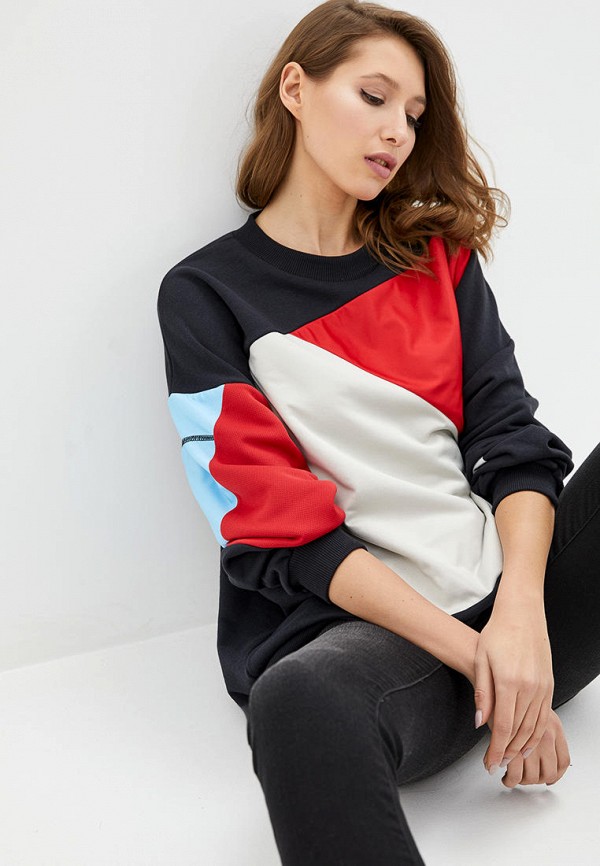 

Свитшот Ksenia Schnaider, Черный, Ksenia Schnaider MP002XU02XU0