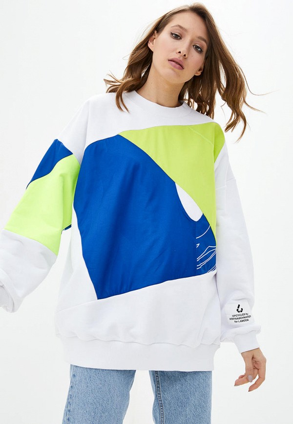 

Свитшот Ksenia Schnaider, Белый, Ksenia Schnaider MP002XU02XU4
