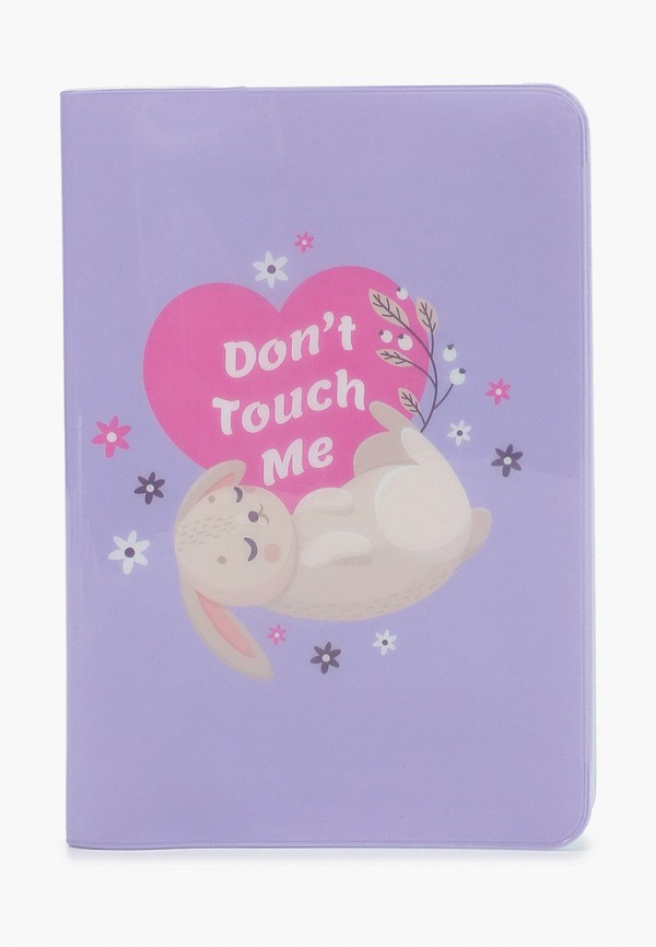 

Обложка для паспорта Zakka, Фиолетовый, Don'ttouch