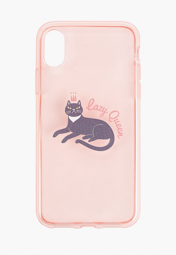 

Чехол для iPhone Zakka, Коралловый, X/XS, "Lazy queen"