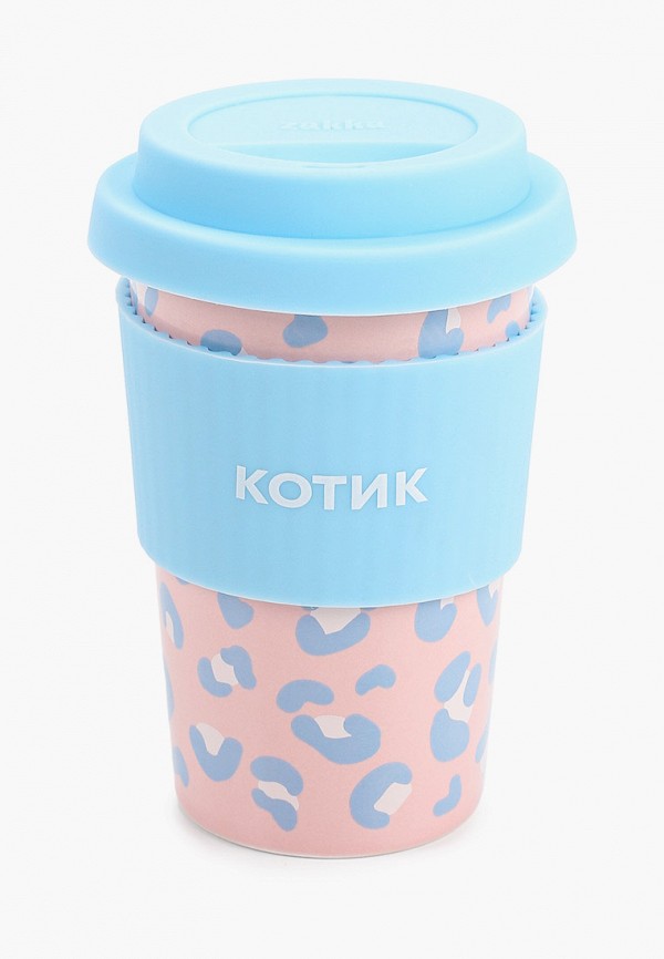 

Стакан Zakka, Разноцветный, "Котик", 350 мл.