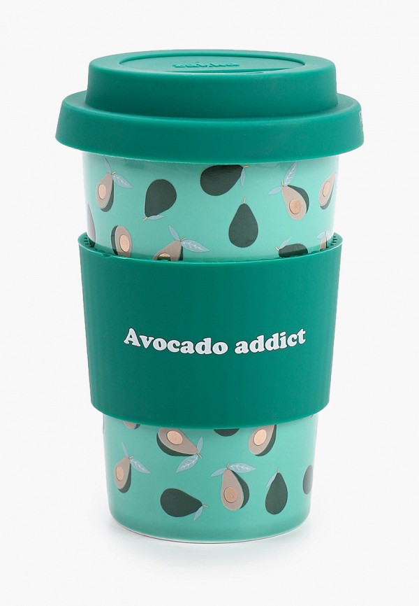 

Стакан Zakka, Зеленый, "Avocado forever", 350 мл.