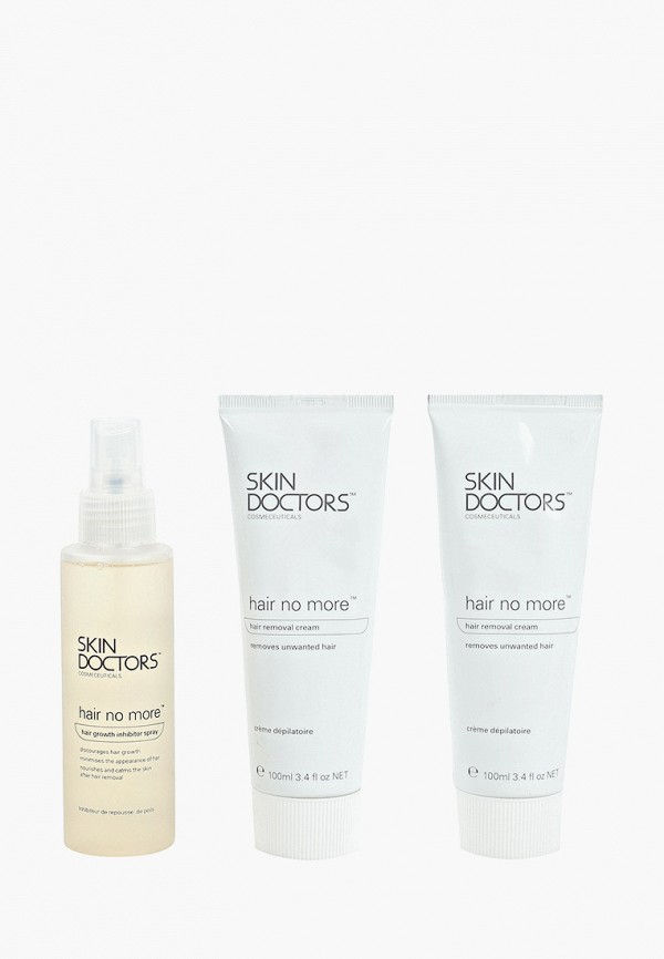 

Набор Skin Doctors, Белый, для удаления и замедления роста волос 3 предмета, 2 крема для удаления волос по 100 мл, лосьон для замедления роста волос