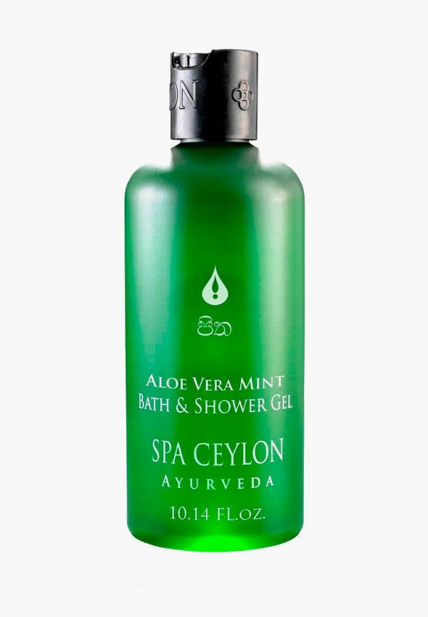 

Гель для душа Spa Ceylon, Коричневый, Алоэ вера и мята, 300 мл