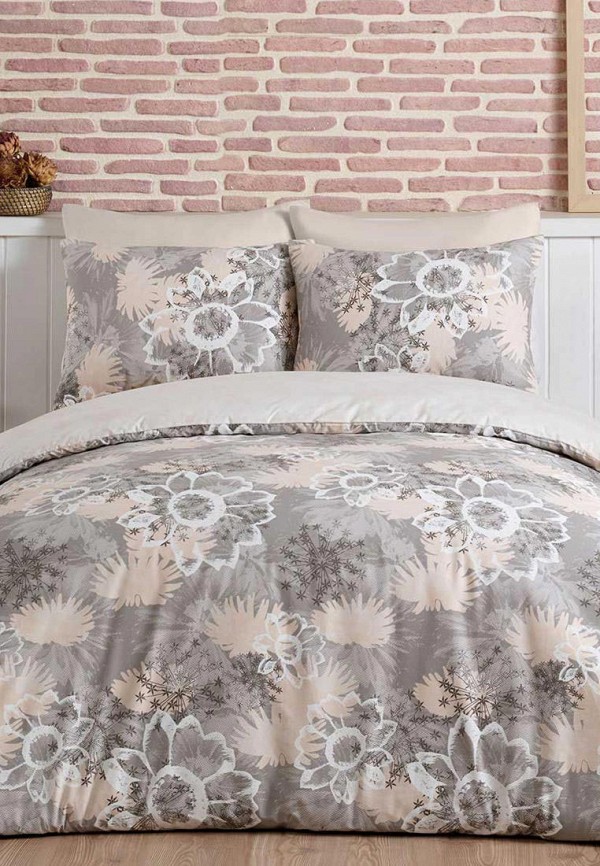 

Постельное белье Семейное Arya home collection, Серый, Mirage