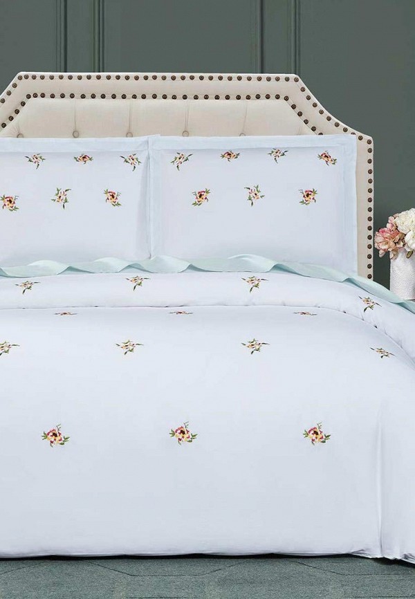 

Постельное белье Евро Arya home collection, Белый, Zelal