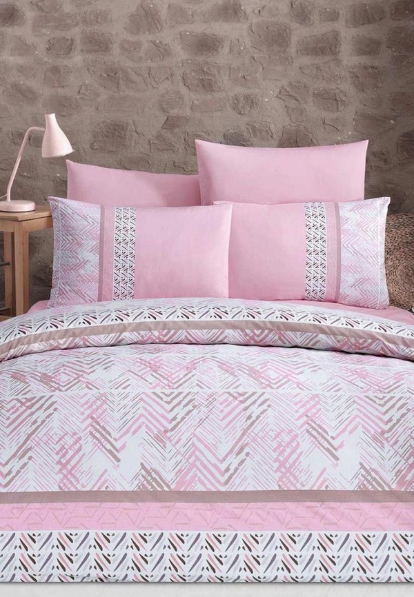 

Постельное белье 1,5-спальное Arya home collection, Розовый, Zolan