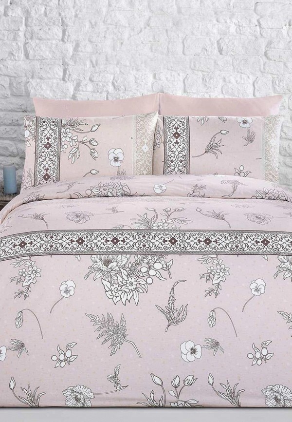 

Постельное белье Евро Arya home collection, Розовый, Dario