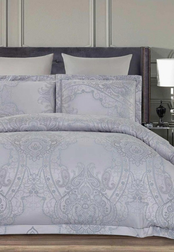 

Постельное белье Евро Arya home collection, Серый, Alexa