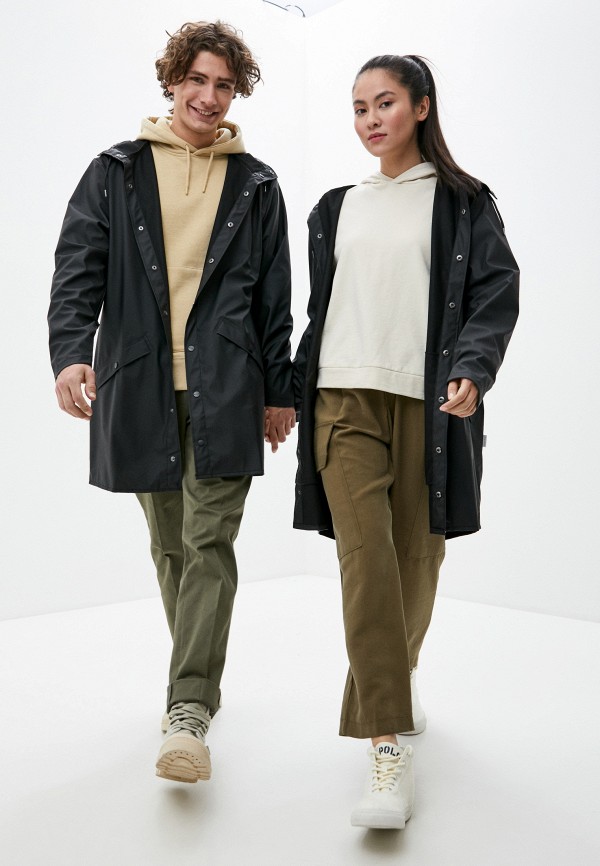 

Плащ Rains, Черный, Long Jacket