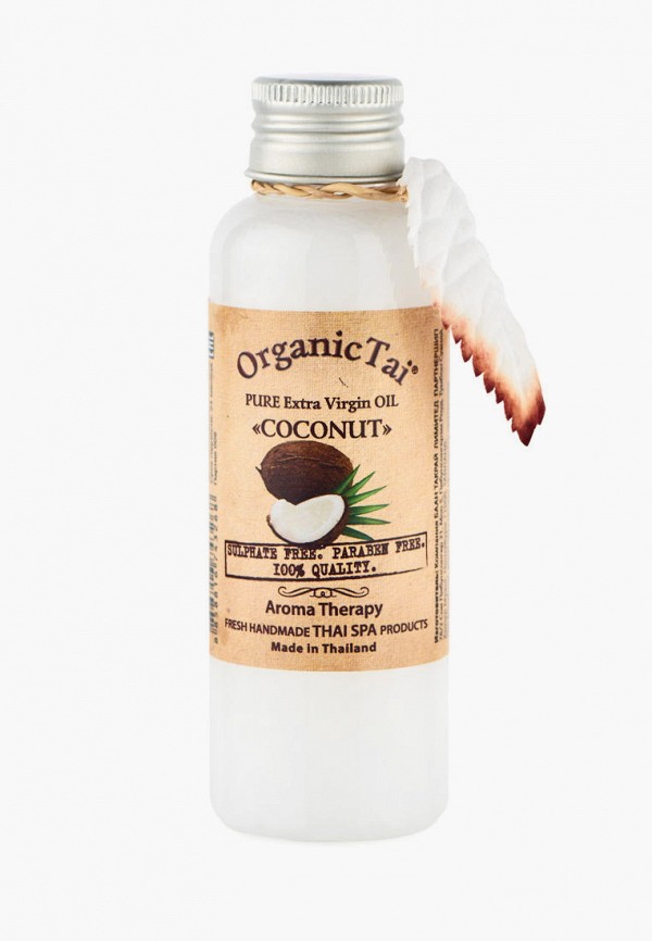 

Масло массажное Organictai, Разноцветный, Чистое базовое масло «КОКОСА» холодного отжима, 120 мл
