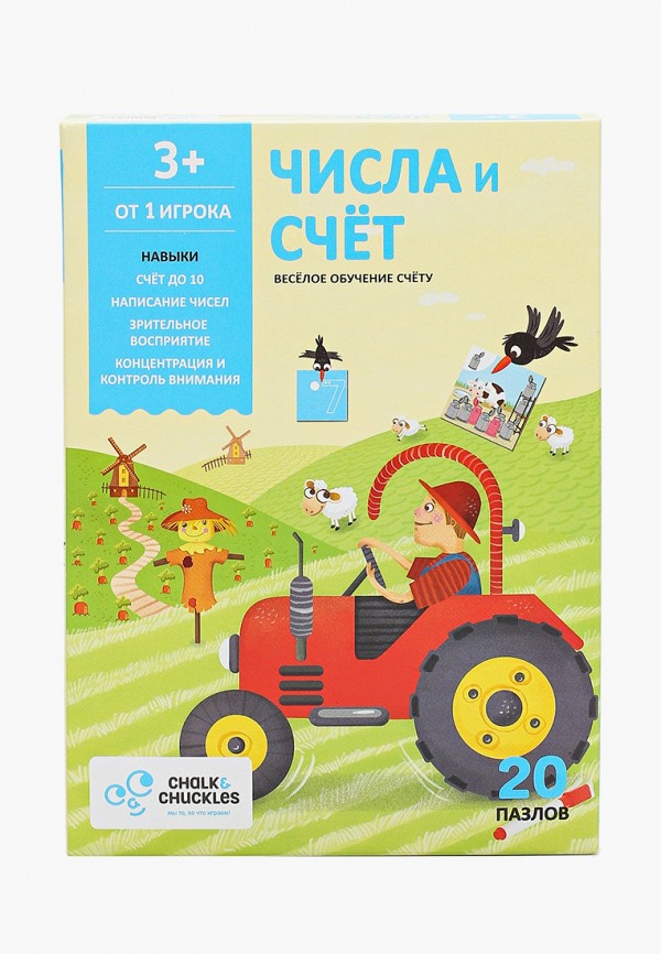 

Игра настольная Chalk&Chuckles, Разноцветный