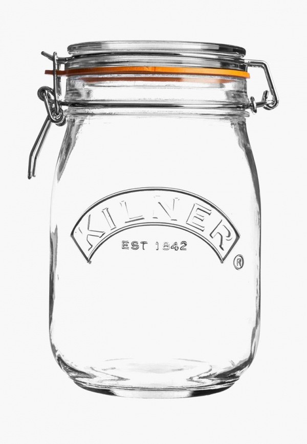 

Контейнер для хранения продуктов Kilner, Прозрачный, Clip Top, 1 л