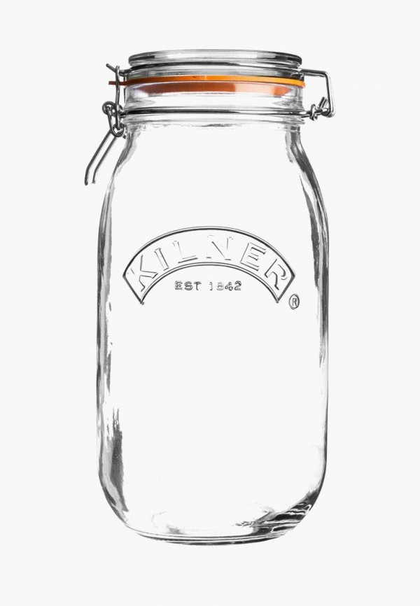 

Контейнер для хранения продуктов Kilner, Прозрачный, Clip Top, 1,5 л