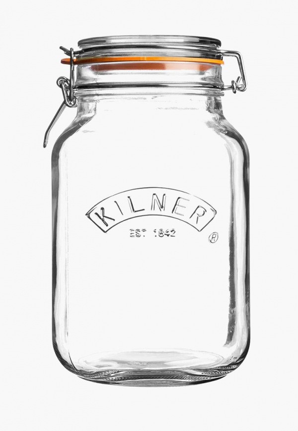

Контейнер для хранения продуктов Kilner, Прозрачный, Clip Top, 1,5 л