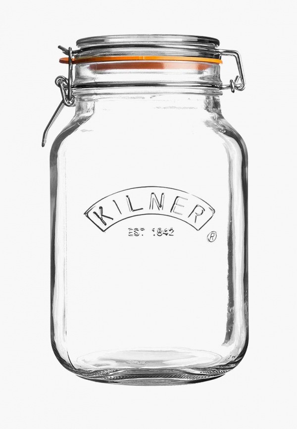 

Контейнер для хранения продуктов Kilner, Прозрачный, Clip Top, 2 л