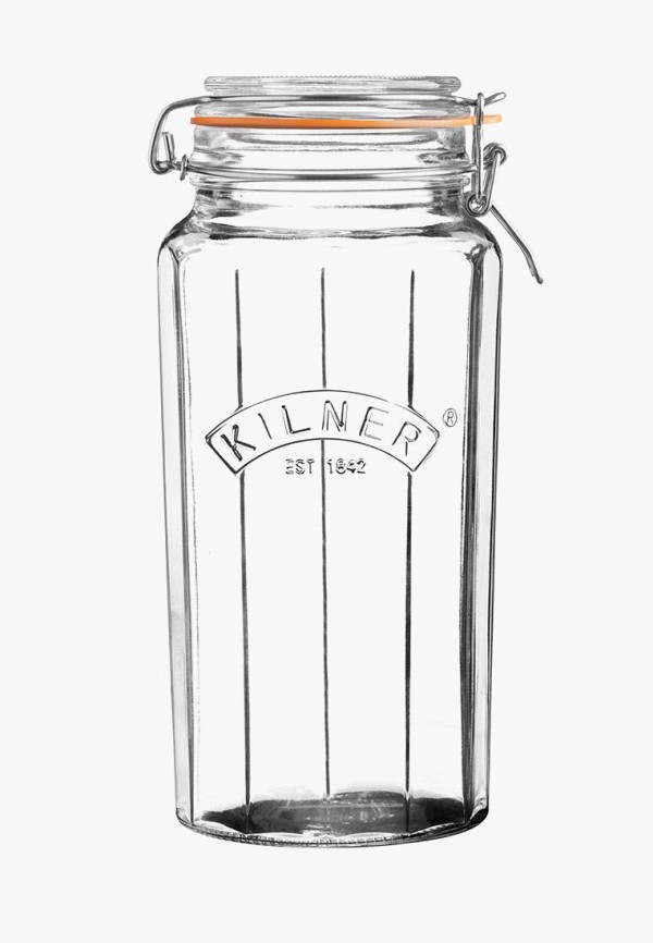 

Контейнер для хранения продуктов Kilner, Прозрачный, Clip Top, 1,8 л