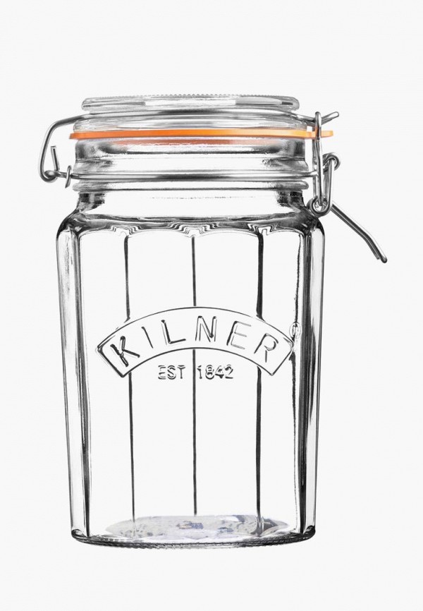 

Контейнер для хранения продуктов Kilner, Прозрачный, Clip Top, 950 мл