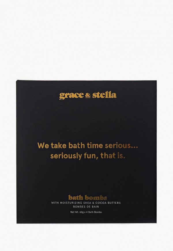 

Набор для ванны и душа Grace and Stella, Разноцветный, бомбочки, 4 шт.