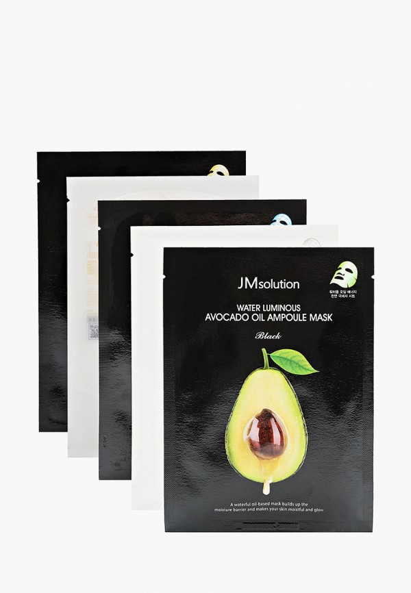 

Набор масок для лица JMsolution, Белый, Набор масок для лица, для питания и тонизирования кожи, 5 шт.