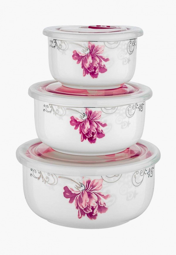 

Набор контейнеров для хранения продуктов Guffman, Белый, Ceramics